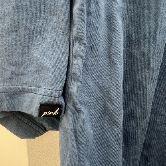 Pink Women’s Blue O/S T Shirt With Logo Be You - Picture 2 of 9